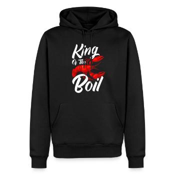 Herren Langusten kochen Lustige Langusten König des Kochens - Männer Premium Bio Hoodie - Schwarz - Vorne - Nico (187cm)