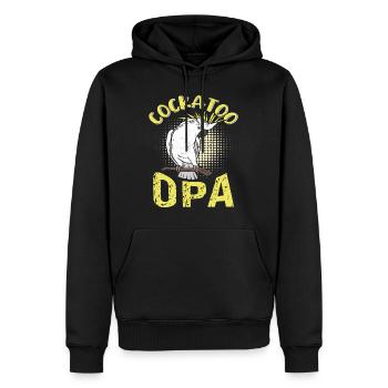 Cockatoo Grandpa Vogelliebhaber Kakadus Männer - Männer Premium Bio Hoodie - Schwarz - Vorne - Nico (187cm)