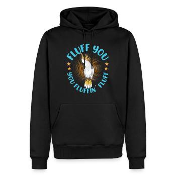 Cacatoès Oiseau Fluff vous vous Fluffin ́ Fluff Cockatoos - Sweat à capuche Premium bio Homme - noir - Devant - Nico (187cm)