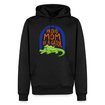 Chemise d’animal, fière maman d’une mère Gator et - Sweat à capuche Premium bio Homme - noir - Devant - Nico (187cm)