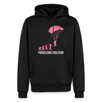 Paragliding Evolution Paragliding Women - Men’s Premium Organic Hoodie - black - Front - Nico (187cm)