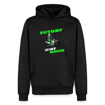 Future Dirt Biker Lustiges Motocross-Geschenk für Kinder - Männer Premium Bio Hoodie - Schwarz - Vorne - Nico (187cm)