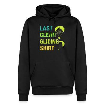 Gleitschirmflieger Last Clean Gliding Shirt - Männer Premium Bio Hoodie - Schwarz - Vorne - Nico (187cm)