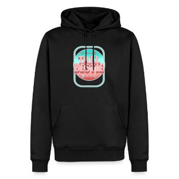 Freundschaftshemd, Tall Bestie Niedliches T-Shirt, Schwestern - Männer Premium Bio Hoodie - Schwarz - Vorne - Nico (187cm)