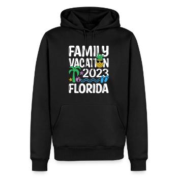 Family Vacation Florida 2023tripforida vacationflo - Men’s Premium Organic Hoodie - black - Front - Nico (187cm)