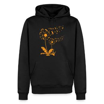 Parapente Pissenlit Chemise Parapente - Sweat à capuche Premium bio Homme - noir - Devant - Nico (187cm)