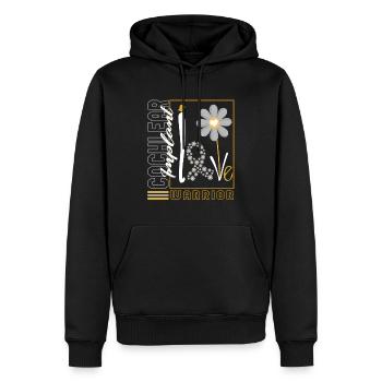 Hearing Loss Awareness Shirt, Love Cochlear - Men’s Premium Organic Hoodie - black - Front - Nico (187cm)