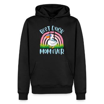 Meilleure maman canard de tous les temps Duck Lover Ladies - Sweat à capuche Premium bio Homme - noir - Devant - Nico (187cm)