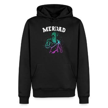 Merdad Familie Meerjungfrau Vater der Meerjungfrau Geburtstag - Männer Premium Bio Hoodie - Schwarz - Vorne - Nico (187cm)