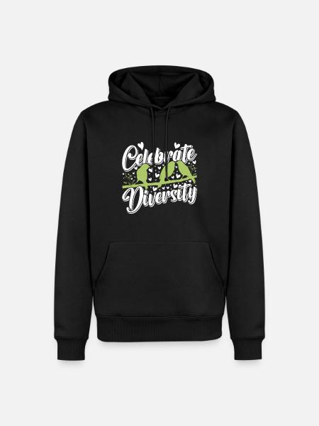 Canaries Celebrate Diversity Canary - Men’s Premium Organic Hoodie - black