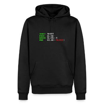Software-Ingenieure Lustiger Witz Programmierung Codierung - Männer Premium Bio Hoodie - Schwarz - Vorne - Nico (187cm)