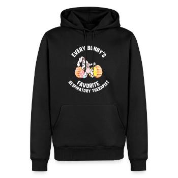 Ostern Jeder Lieblings-Atemtherapeut - Männer Premium Bio Hoodie - Schwarz - Vorne - Nico (187cm)