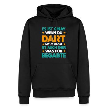 Dart Für Begabte Dartspieler Weltmeisterschaft - Männer Premium Bio Hoodie - Schwarz - Vorne - Nico (187cm)