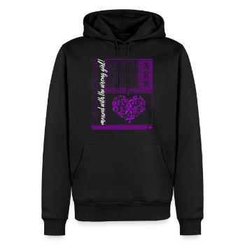 Sjögren-Syndrom-Bewusstseins-Shirt, Sjögren-Syndrom - Männer Premium Bio Hoodie - Schwarz - Vorne - Nico (187cm)