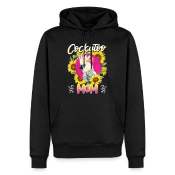 Cacatoès Mama Cacatoès Maman Amant Oiseau Perroquet - Sweat à capuche Premium bio Homme - noir - Devant - Nico (187cm)