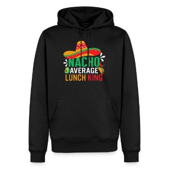 Chemise Cinco De Mayo, Nacho Average Lunch King - Sweat à capuche Premium bio Homme - noir - Devant - Nico (187cm)