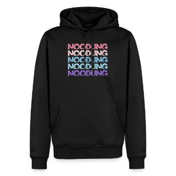 Catfish Noodling Flathead Fish Angler Noodler - Men’s Premium Organic Hoodie - black - Front - Nico (187cm)