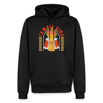 Chemise mexicaine, Tamale King Maker Tee, Latino - Sweat à capuche Premium bio Homme - noir - Devant - Nico (187cm)