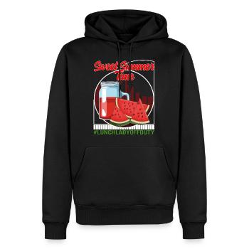 Last Day of School Shirt, Sweet Summer Time # - Men’s Premium Organic Hoodie - black - Front - Nico (187cm)