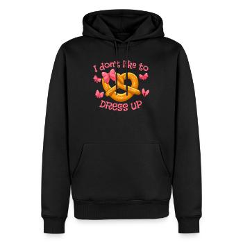 Chemise I Mog mi ned Aufbrezeln Bretzels - Sweat à capuche Premium bio Homme - noir - Devant - Nico (187cm)