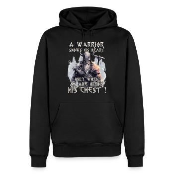 Asgard Heimat der Götter Wikinger Mythologie - Männer Premium Bio Hoodie - Schwarz - Vorne - Nico (187cm)