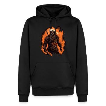 Wikinger Blut Stolz der nordischen Krieger - Männer Premium Bio Hoodie - Schwarz - Vorne - Nico (187cm)
