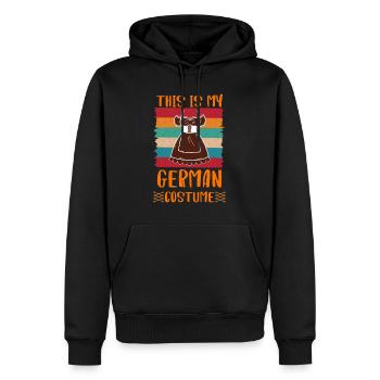Trachten Shirt Ceci est mon costume allemand Bayern - Sweat à capuche Premium bio Homme - noir - Devant - Nico (187cm)