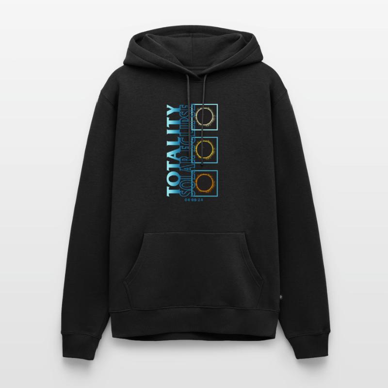 Solar Eclipse Shirt, Totality Solar Eclipse 2 Tee Men’s Premium Organic Hoodie