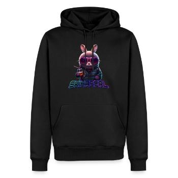 Skihaserl Skihasen Skifahrer Damen Skihäschen - Männer Premium Bio Hoodie - Schwarz - Vorne - Nico (187cm)