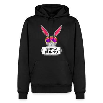 Skihase Apres Party Skifahren Frauen Ski Hasen - Männer Premium Bio Hoodie - Schwarz - Vorne - Nico (187cm)