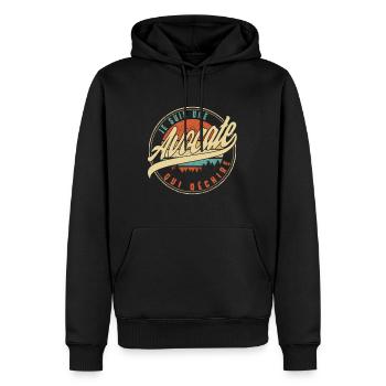 Je Suis Une Avocate Qui Déchire Humour T Shirt - Men’s Premium Organic Hoodie - black - Front - Nico (187cm)