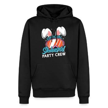 Official Skihaserl Party Crew Ski Party Frauen - Männer Premium Bio Hoodie - Schwarz - Vorne - Nico (187cm)