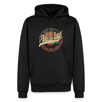 Meilleur Prof De Karaté Souvent Imité Jamais - Men’s Premium Organic Hoodie - black - Front - Nico (187cm)