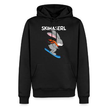 Ski Bunny Ski Bunny Shirt Ski Bunny Après Party - Sweat à capuche Premium bio Homme - noir - Devant - Nico (187cm)