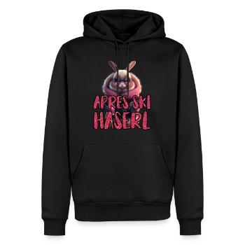 Apres Ski Haserl Ski Party Shirt Frauen Skihasen - Männer Premium Bio Hoodie - Schwarz - Vorne - Nico (187cm)