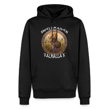 Walhalla Maidens Das Geschenk für Kriegerinnen - Männer Premium Bio Hoodie - Schwarz - Vorne - Nico (187cm)