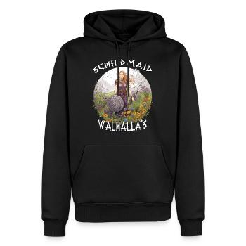 Walhalla Maidens Das Geschenk für Kriegerinnen - Männer Premium Bio Hoodie - Schwarz - Vorne - Nico (187cm)