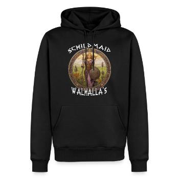 Walhalla Maidens Das Geschenk für Kriegerinnen - Männer Premium Bio Hoodie - Schwarz - Vorne - Nico (187cm)