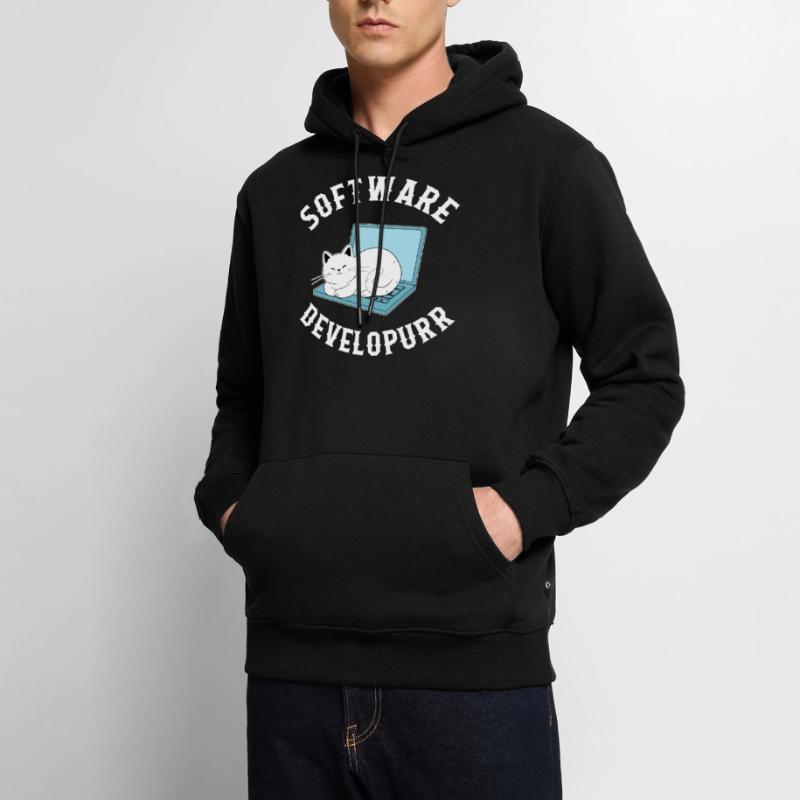 Programmierer-Hemd, Softwareentwickler-T-Shirt, Codierung Männer Premium Bio Hoodie