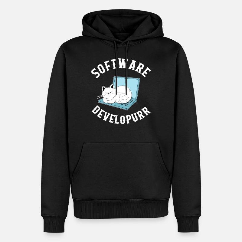 Programmierer-Hemd, Softwareentwickler-T-Shirt, Codierung - Männer Premium Bio Hoodie - Schwarz
