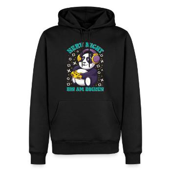 Gaming Panda Nerv Nicht Bin am Zocken Videospiel - Männer Premium Bio Hoodie - Schwarz - Vorne - Nico (187cm)
