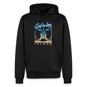 Galveston Island Shirt, Galveston Island Tee, - Men’s Premium Organic Hoodie - black - Front - Nico (187cm)
