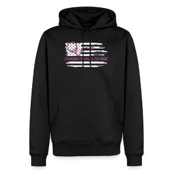 Krankenschwester-Hemd, Gefängniskrankenschwester-T-Shirt, RN-Geschenk - Männer Premium Bio Hoodie - Schwarz - Vorne - Nico (187cm)