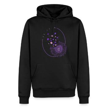 Science Shirt, Lab Tech Tee, Medicine Medical - Men’s Premium Organic Hoodie - black - Front - Nico (187cm)