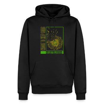 Glaucoma Shirt, Choose To Keep Going Glaucoma - Men’s Premium Organic Hoodie - black - Front - Nico (187cm)