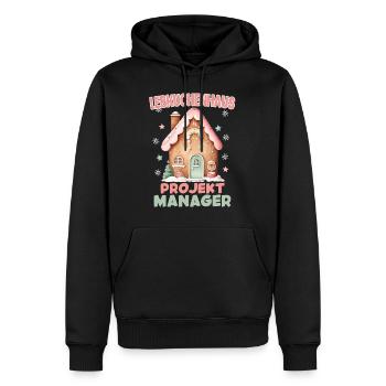 Architekt Köstlicher Essbarer Häuser Weihnacht - Männer Premium Bio Hoodie - Schwarz - Vorne - Nico (187cm)