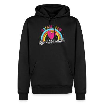 SPED Shirt, Dream Team Special Education Tee, - Men’s Premium Organic Hoodie - black - Front - Nico (187cm)