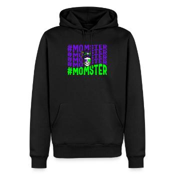 Chemise de mère, Momster Tee, cadeau pour la fête des mères - Sweat à capuche Premium bio Homme - noir - Devant - Nico (187cm)