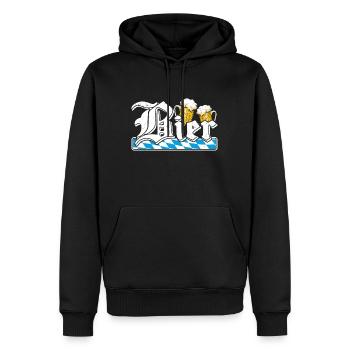 Bayerisch Bierliebhaber Bayern Bier München - Männer Premium Bio Hoodie - Schwarz - Vorne - Nico (187cm)