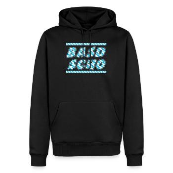 Basd Scho Freistaat Bayern Bayerisches Shirt - Männer Premium Bio Hoodie - Schwarz - Vorne - Nico (187cm)
